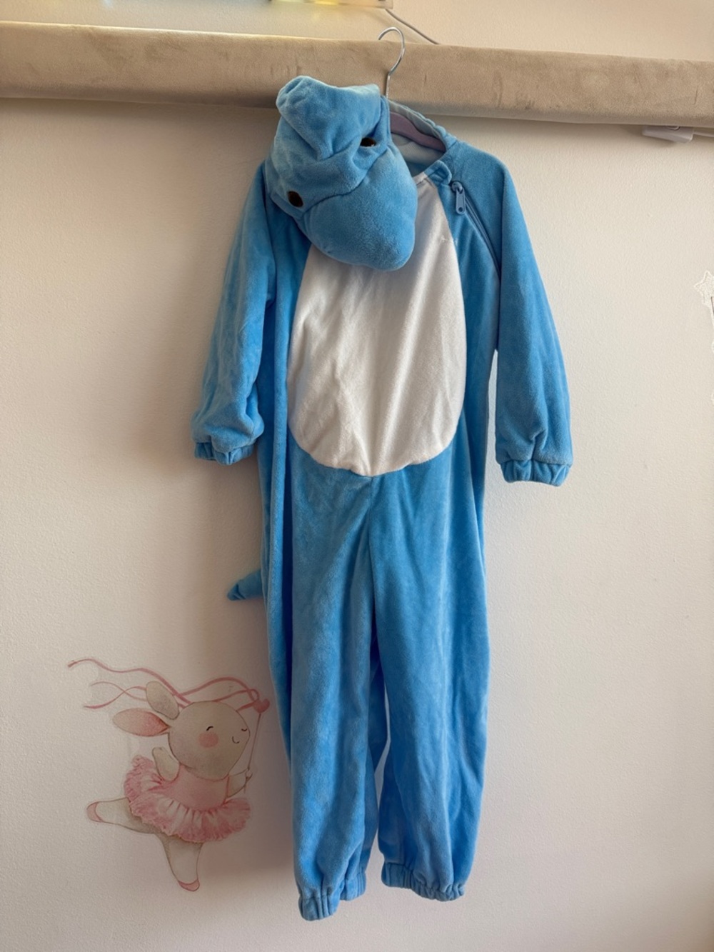 Target Kids Blue and White Sharks Onesie Costume